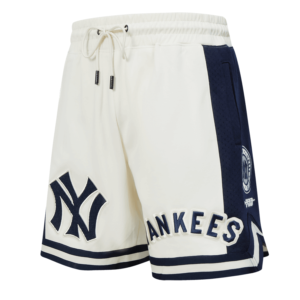 Men’s New York Yankees Eggshell and Midnight Navy Retro Classics Athletic Short by Pro Standard®