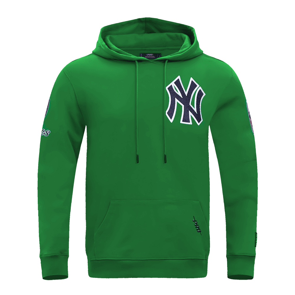 Men’s New York Yankees Kelly Green Classic Chenille Pullover Hoodie by Pro Standard®