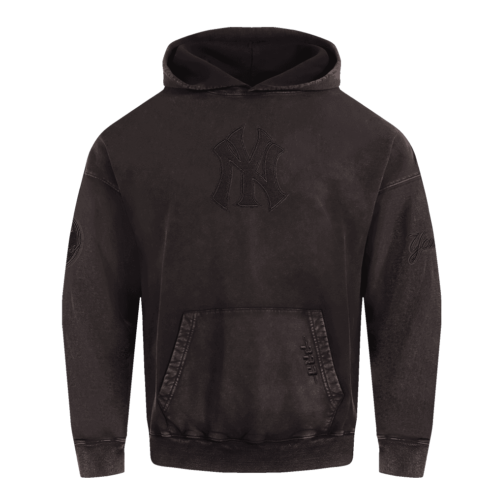 Men’s New York Yankees Washed Brown Classic Pullover Hoodie by Pro Standard®