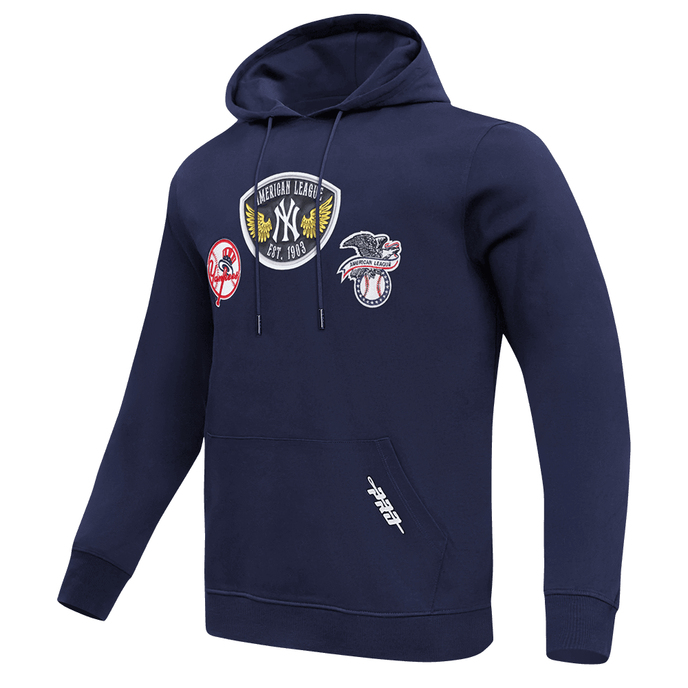 Men’s New York Yankees Midnight Navy Born For Sport Pullover Hoodie by Pro Standard®