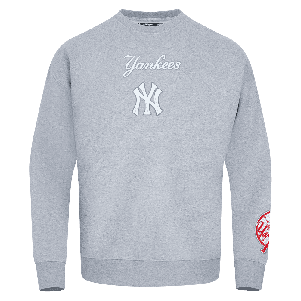 Men’s New York Yankees Dark Heather Gray Wingspan Crewneck Sweatshirt by Pro Standard®