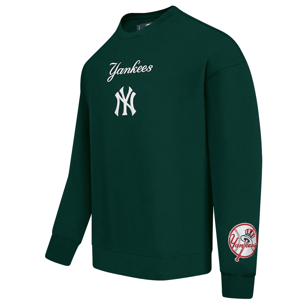 Men’s New York Yankees Forest Green Wingspan Crewneck Sweatshirt by Pro Standard®