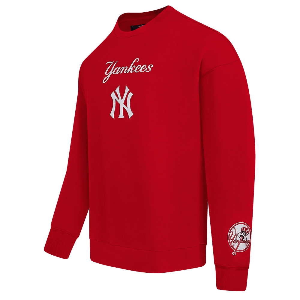 Men’s New York Yankees Red Wingspan Crewneck Sweatshirt by Pro Standard®