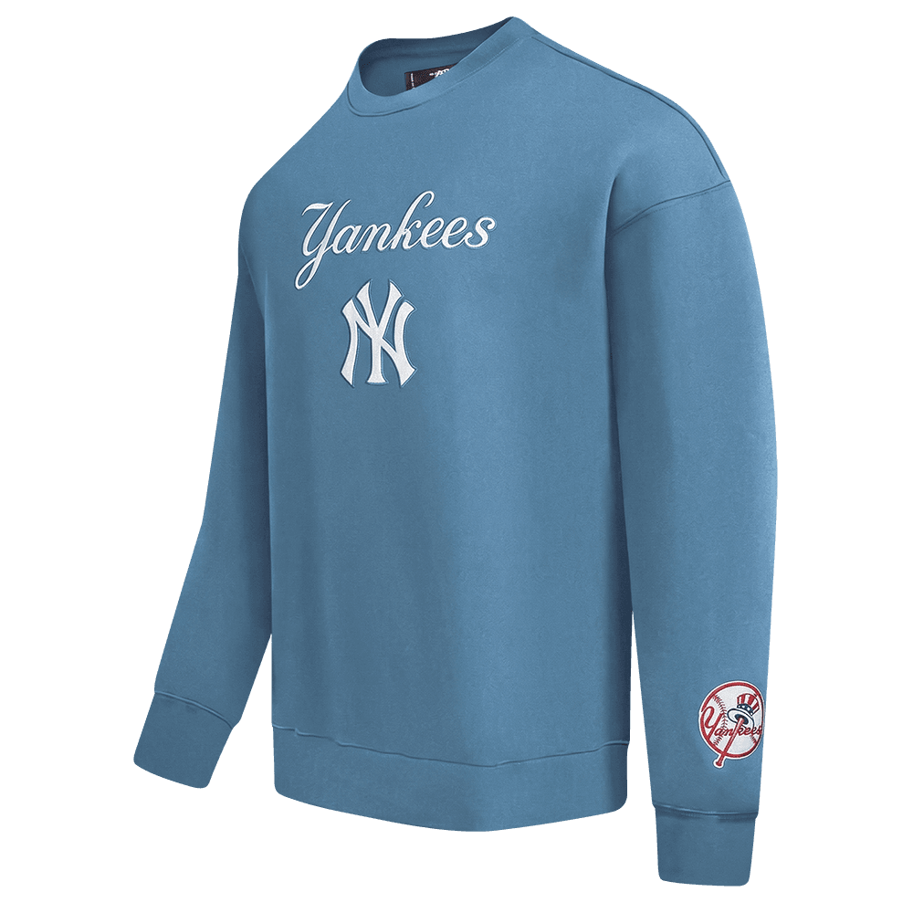 Men’s New York Yankees Steel Blue Wingspan Crewneck Sweatshirt by Pro Standard®
