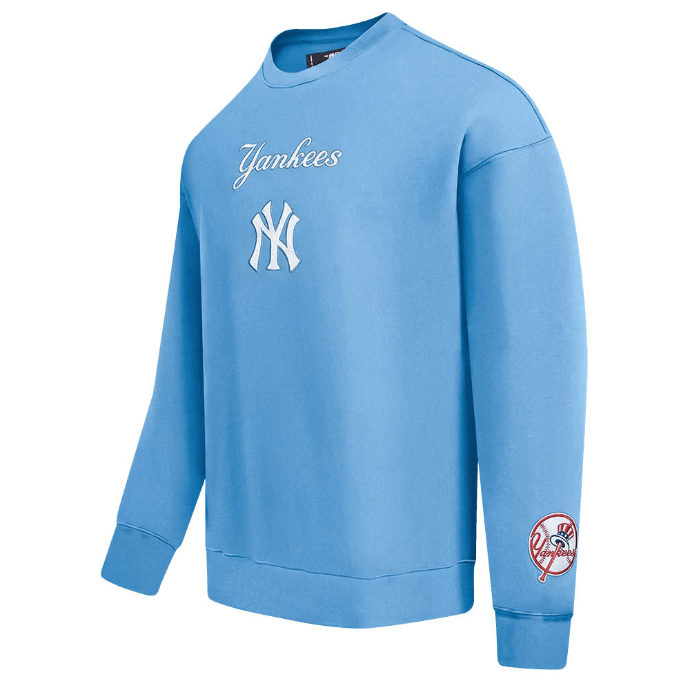 Men’s New York Yankees University Blue Wingspan Crewneck Sweatshirt by Pro Standard®