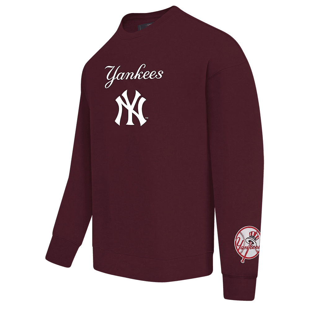 Men’s New York Yankees Wine Wingspan Crewneck Sweatshirt by Pro Standard®