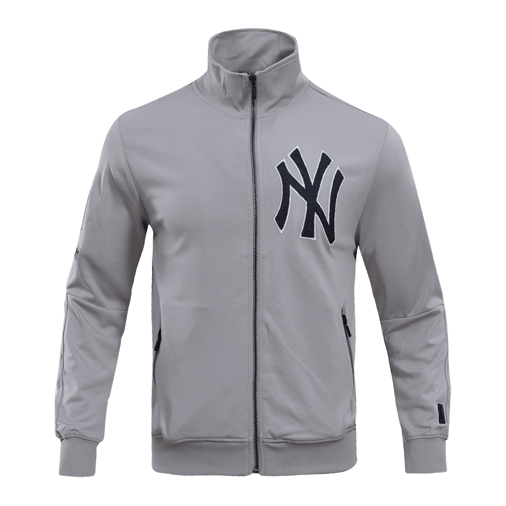 Men’s New York Yankees Gray Classic Track Track Jacket by Pro Standard®