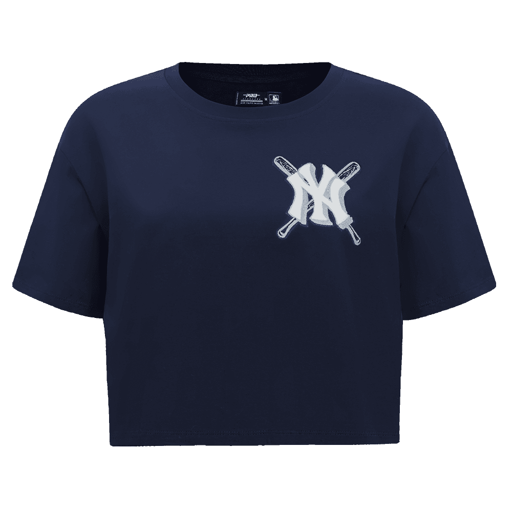 Women’s New York Yankees Midnight Navy Mash Up Boxy Tee by Pro Standard®