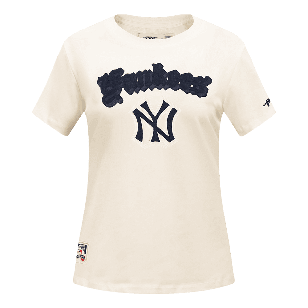 Women’s New York Yankees Eggshell Best Of Slim Tee by Pro Standard®