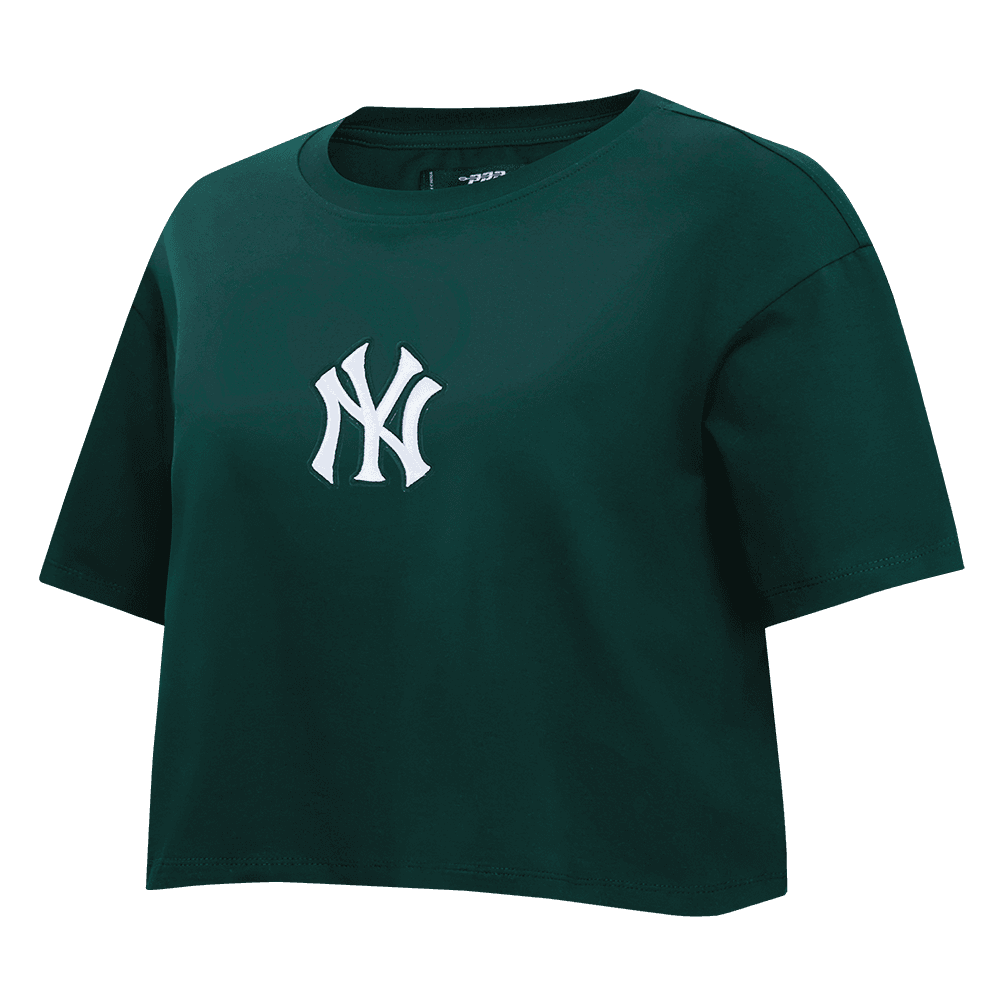 Women’s New York Yankees Forest Green Wingspan Boxy Tee by Pro Standard®