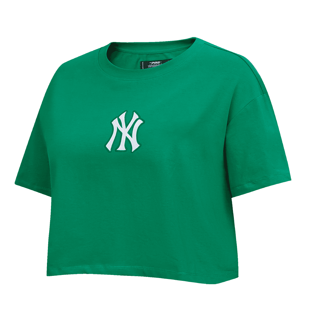 Women’s New York Yankees Kelly Green Wingspan Boxy Tee by Pro Standard®