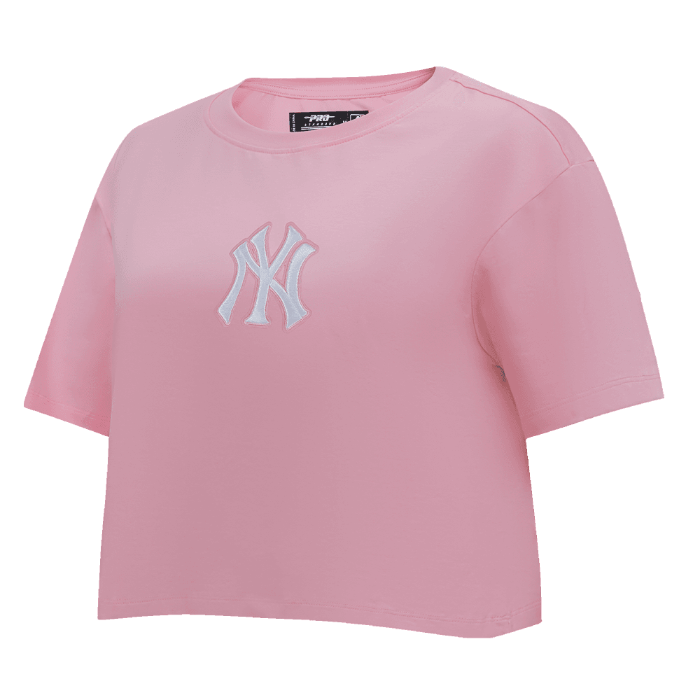 Women’s New York Yankees Pink Wingspan Boxy Tee by Pro Standard®