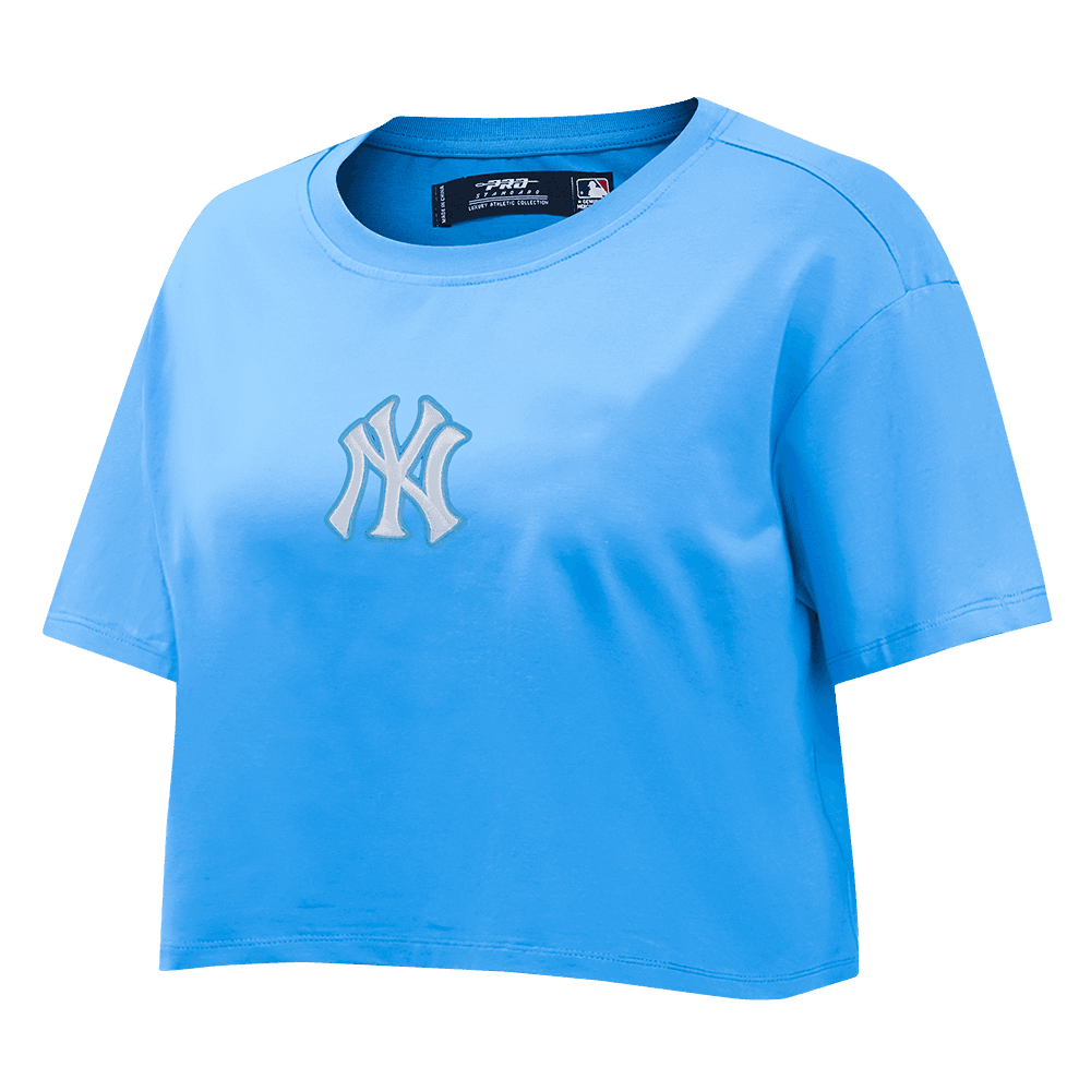 Women’s New York Yankees University Blue Wingspan Boxy Tee by Pro Standard®