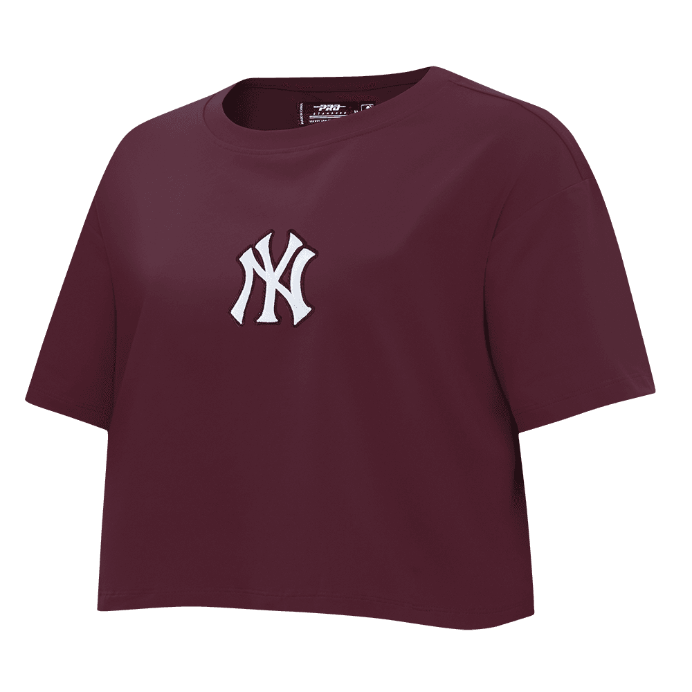 Women’s New York Yankees Wine Wingspan Boxy Tee by Pro Standard®