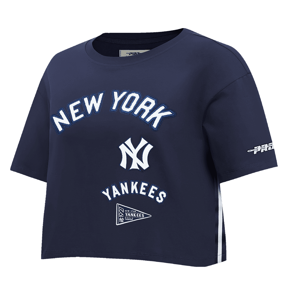 Women’s New York Yankees Midnight Navy Retro Classics Boxy Tee by Pro Standard®