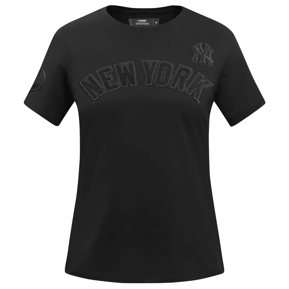 Women’s New York Yankees Triple Black Slim Tee by Pro Standard®