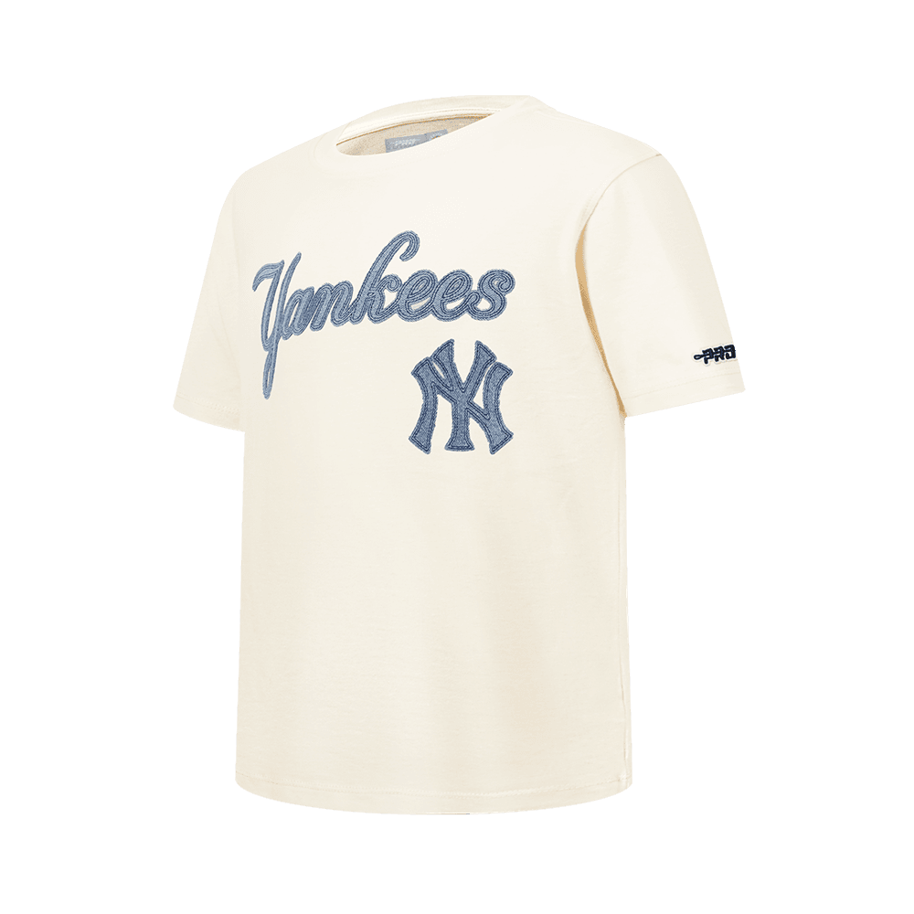Boy’s New York Yankees Linen Varsity Blues Big Boys Short Sleeve Tee by Pro Standard®