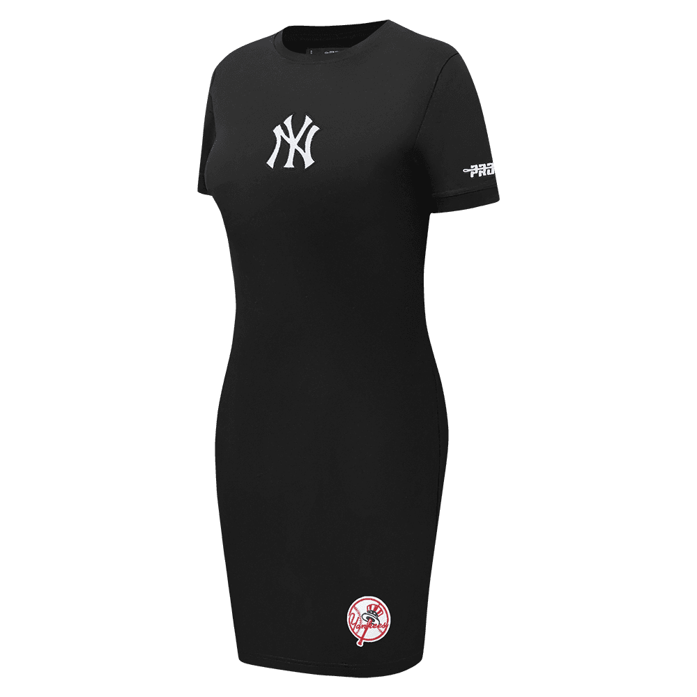 Women’s New York Yankees Black Classic Chenille Body Con Dress by Pro Standard®
