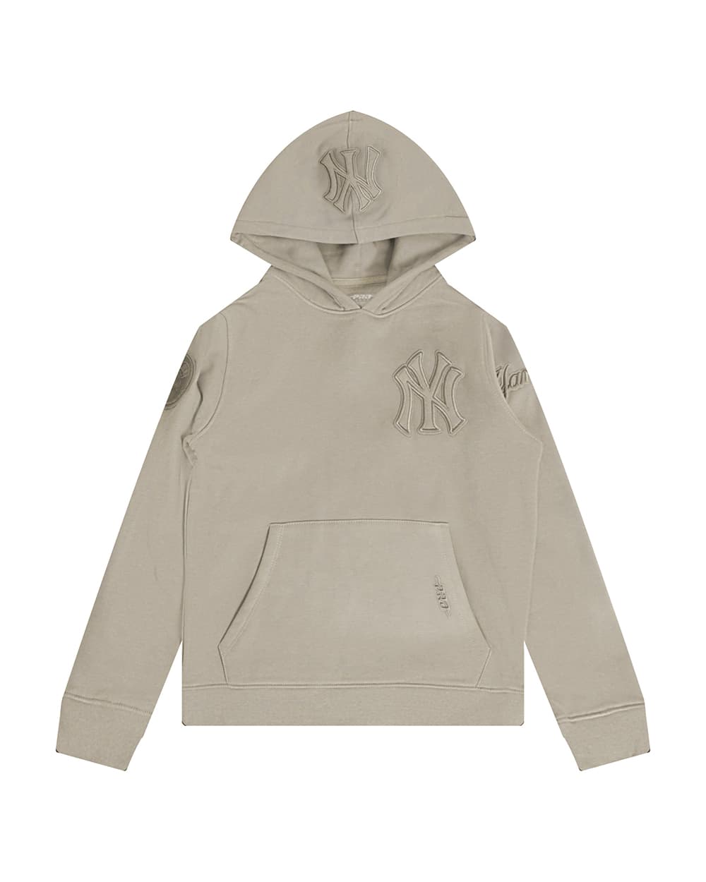 Boy’s New York Yankees Taupe Neutral Big Boys Pullover Hoodie by Pro Standard®