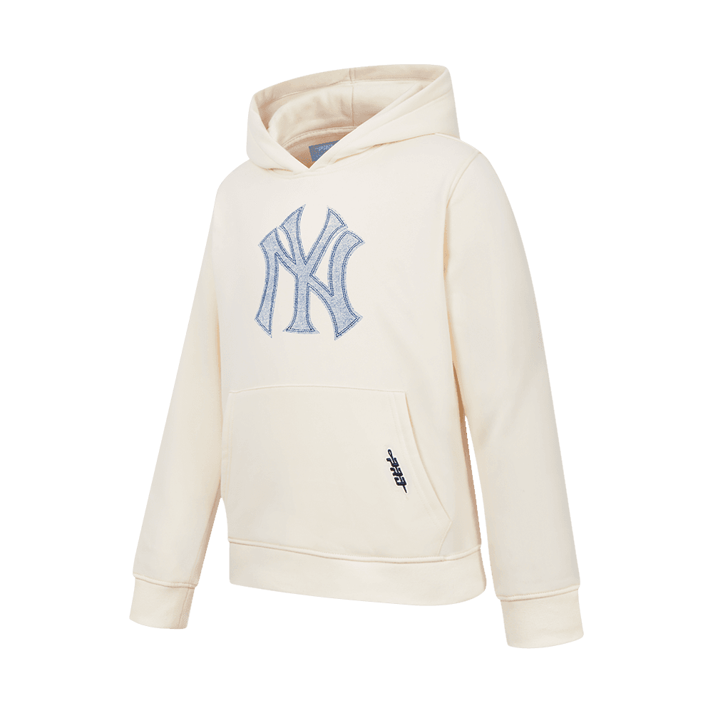 Boy’s New York Yankees Linen Varsity Blues Big Boys Pullover Hoodie by Pro Standard®