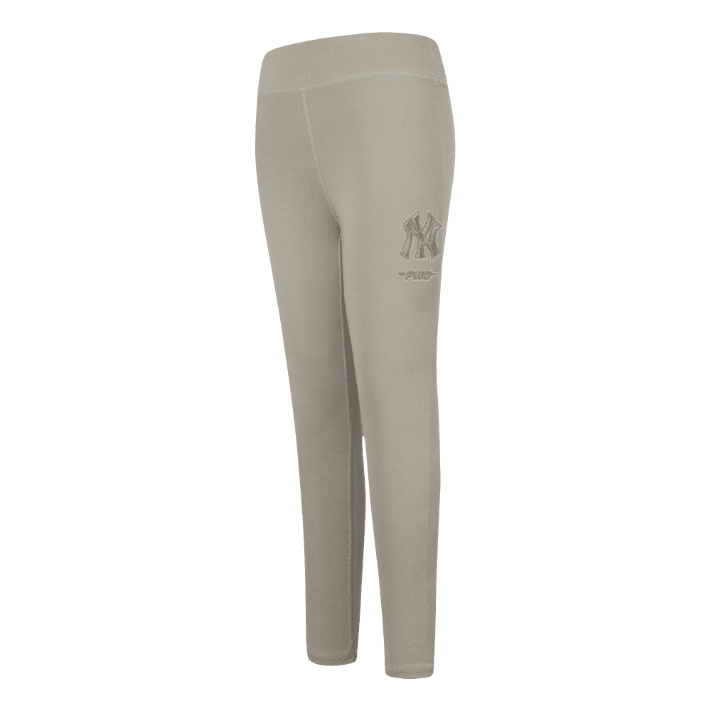 Girl’s New York Yankees Taupe Neutral Big Girls Legging by Pro Standard®