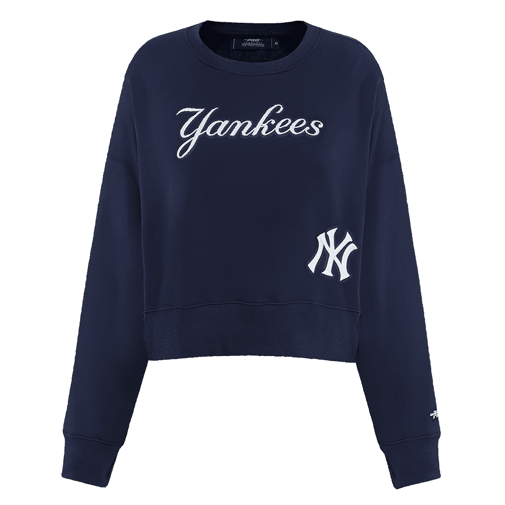 Women’s New York Yankees Midnight Navy Game Day Classics Crewneck Sweatshirt by Pro Standard®