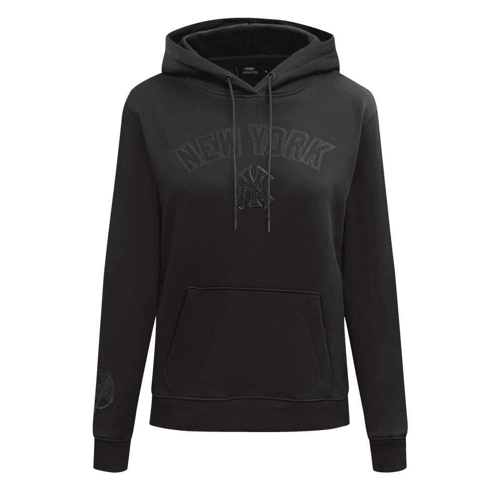 Women’s New York Yankees Triple Black Pullover Hoodie by Pro Standard®