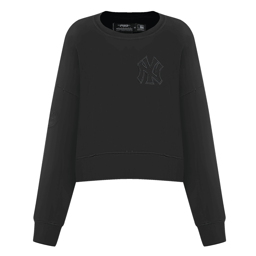 Women’s New York Yankees Black Neutral Crewneck Sweatshirt by Pro Standard®