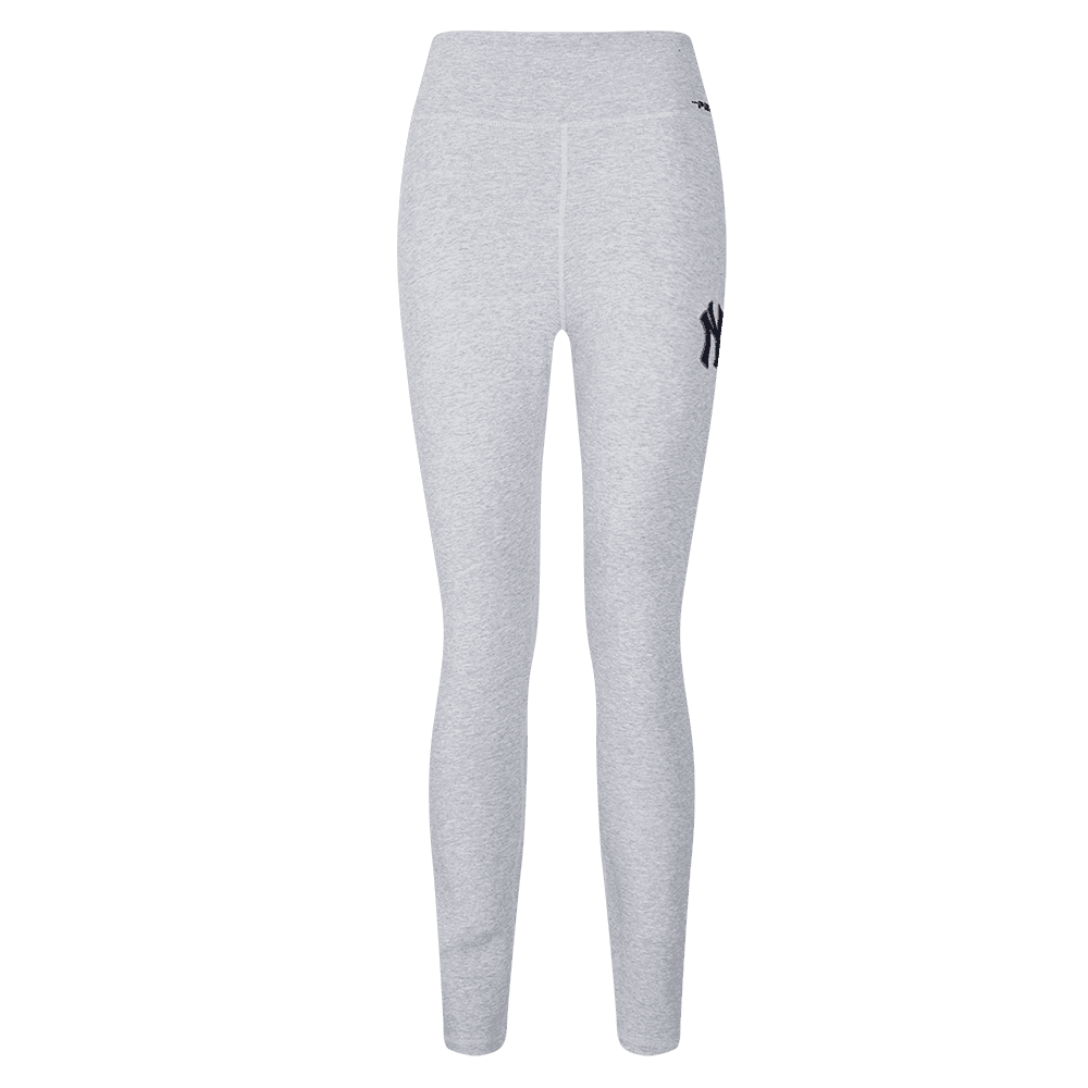 Women’s New York Yankees Heather Grey Script Tail Legging by Pro Standard®