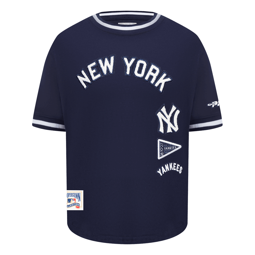 Boy’s New York Yankees Midnight Navy Retro Classics Toddler Boys Taping Tee by Pro Standard®